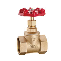 Brass stop valve