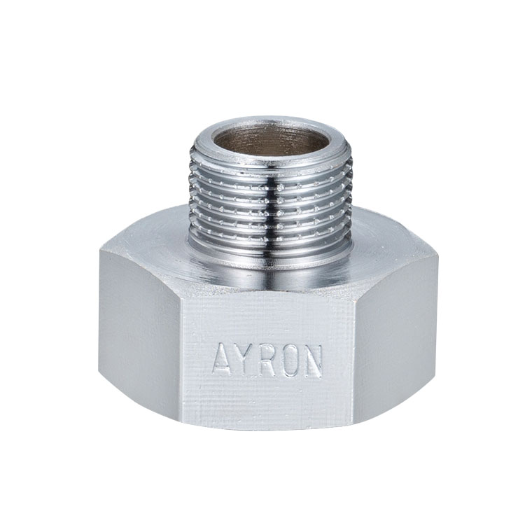 246L-C Brass reducing nipple MF