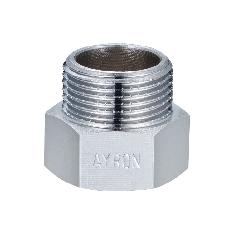 246EL-C Brass nipple MF